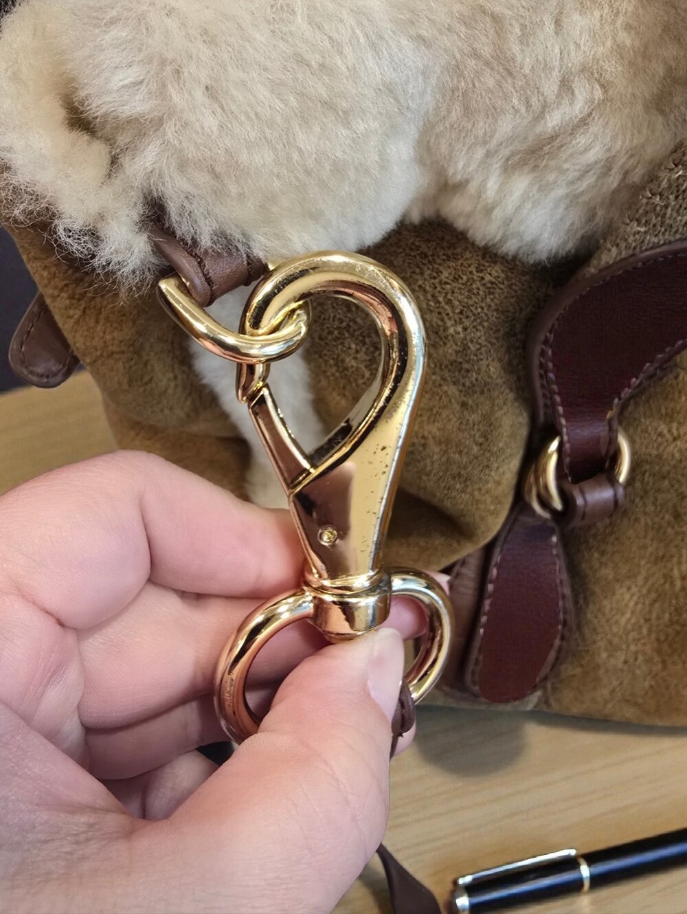 UGG Australia Shearling Satchel Bag - Picture 8 of 14